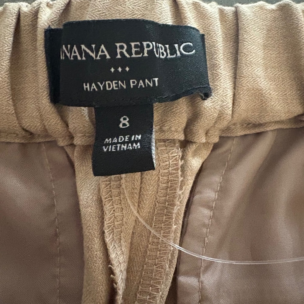 Banana‎ Republic Hayden Pull On Soft Ankle Pant Stretch Office Work Casual Wmn 8 - Picture 2 of 10